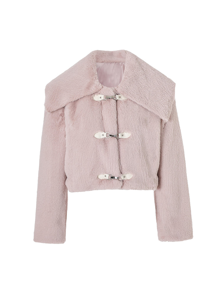 
                  
                    Bebe Sailor Fur Jacket PINK
                  
                