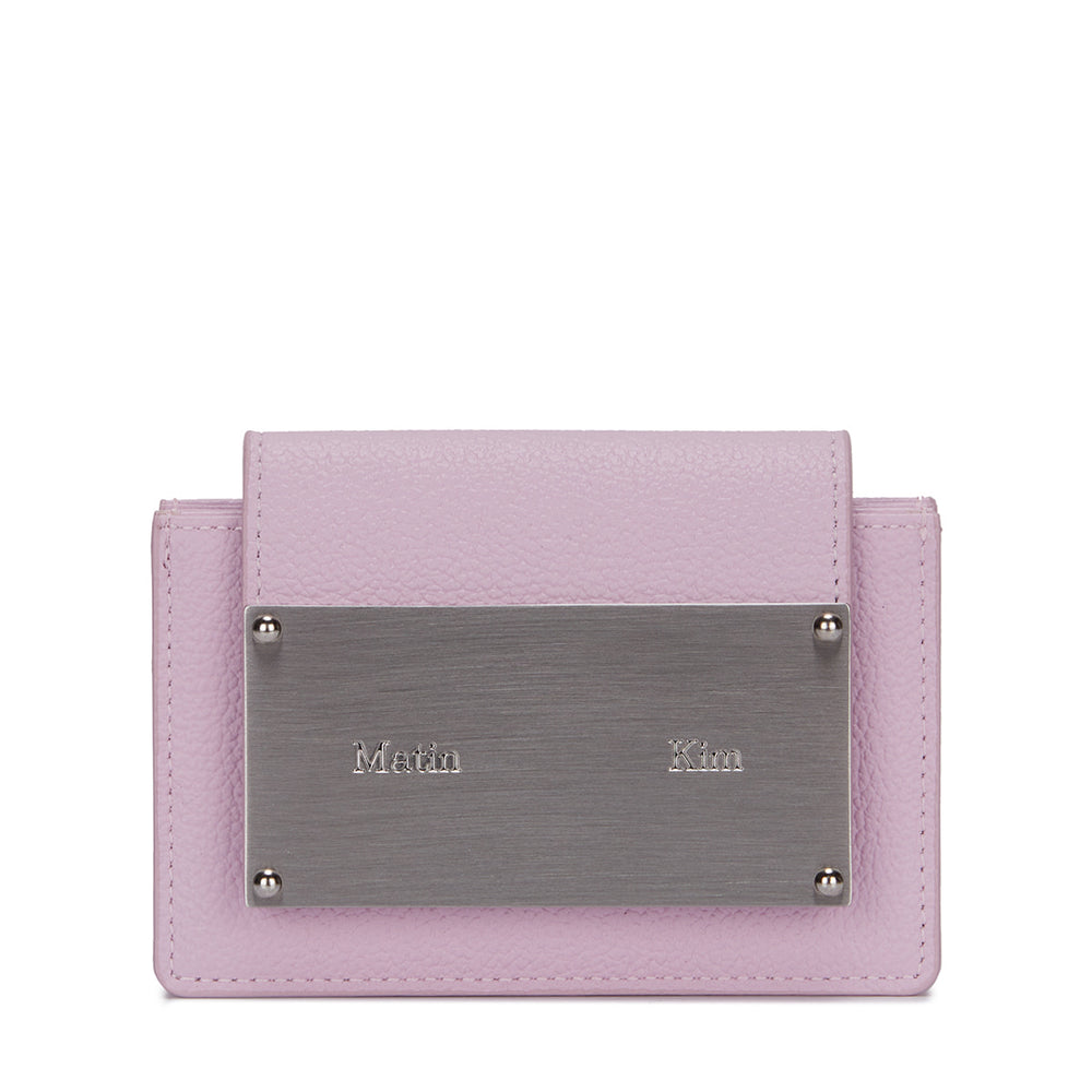 MATIN KIM ACCORDION WALLET IN LIGHT VIOLET