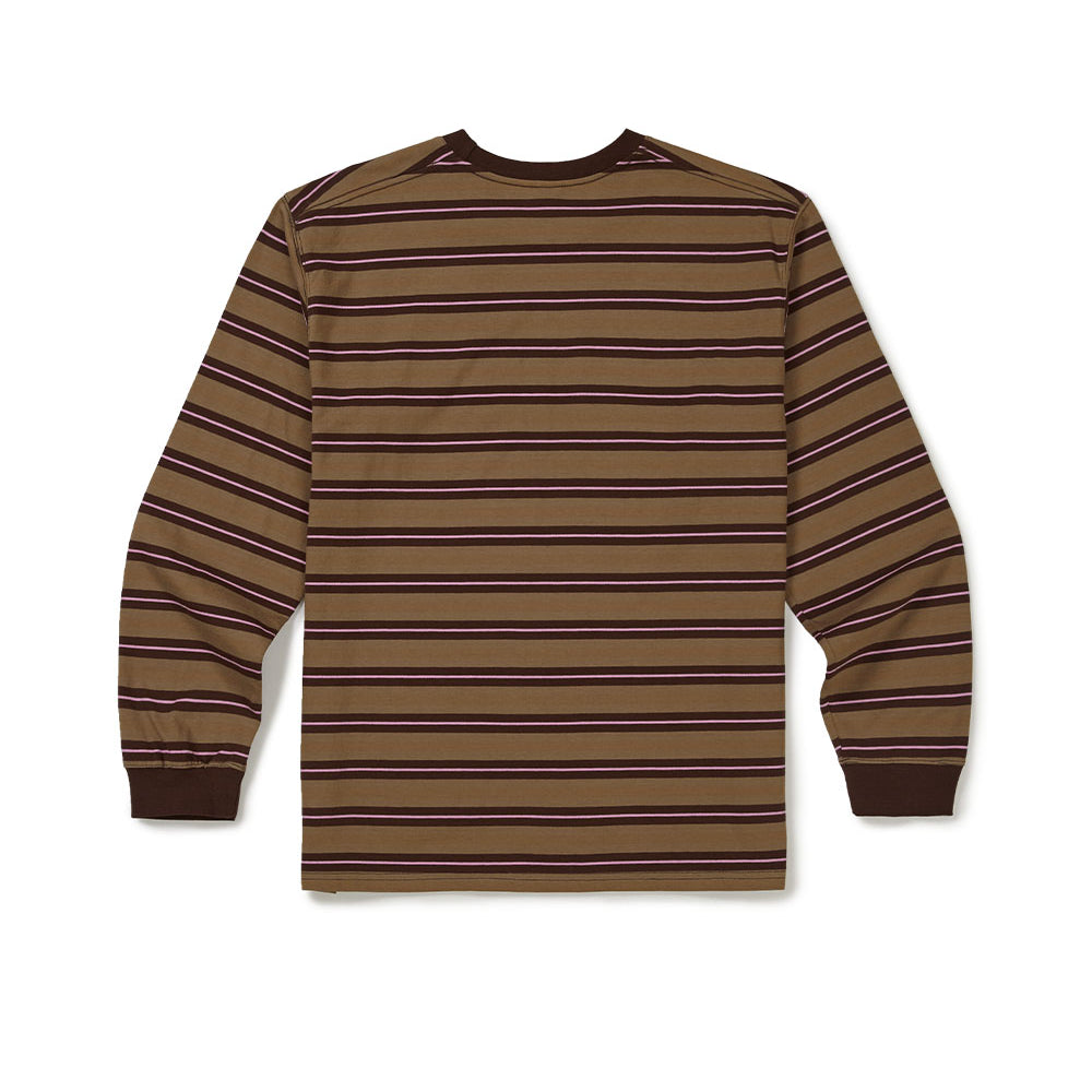 MMLG MCA STRIPE LSV-T (BROWN)