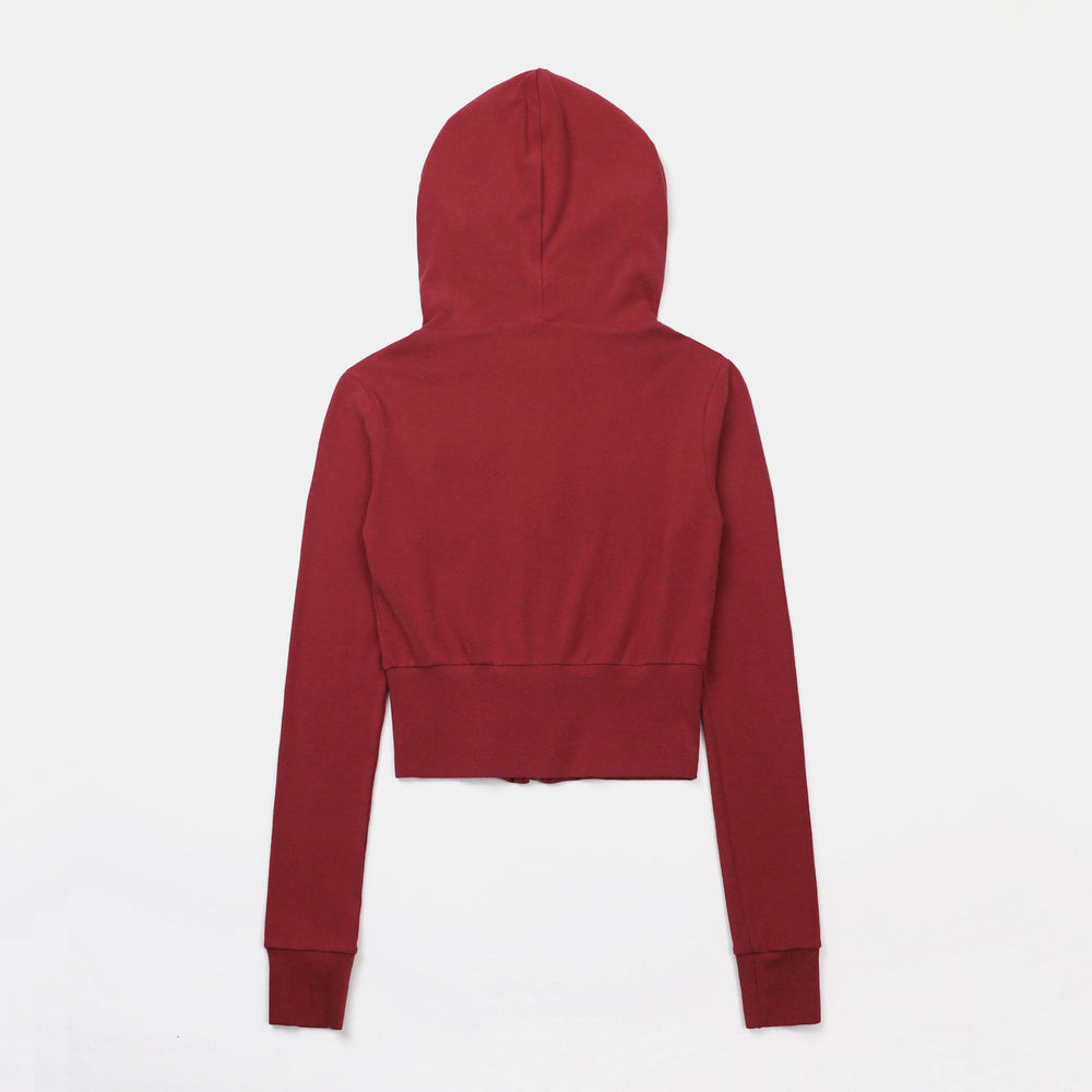 
                  
                    BAD BLOOD Beyond Soft Hood Zip-Up Slim Fit - Carmine
                  
                