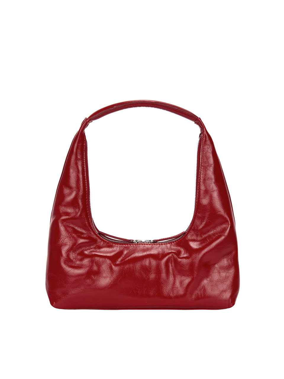 MARGESHERWOOD HOBO SHOULDER_apple red crinkle