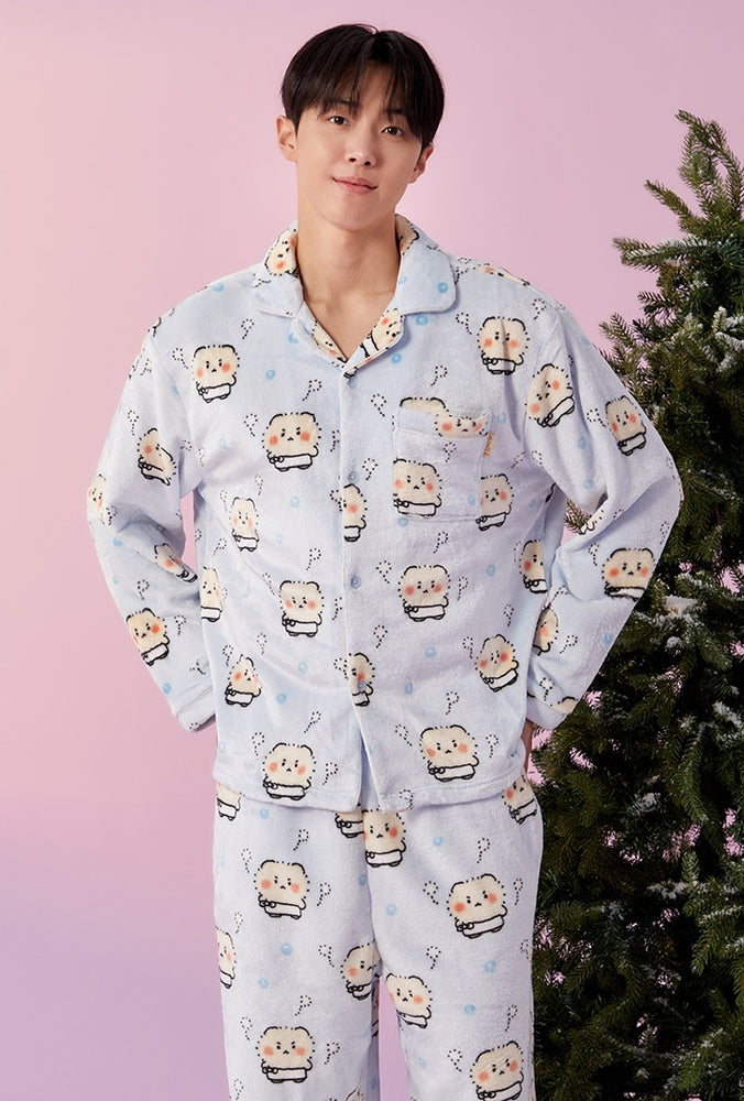 SPAO x Yurang Broken Bear Sleeping Pajamas LIGHT BLUE