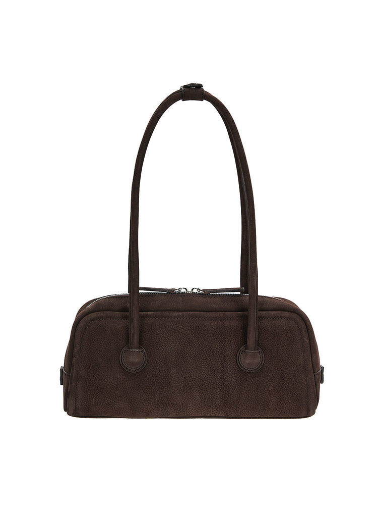 MARGESHERWOOD SOFT BAGUETTE BAG_hush nubuck