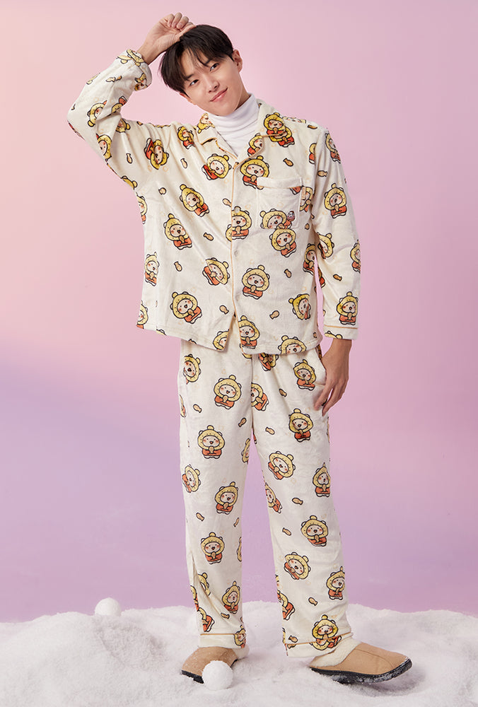 SPAO x Yurang Broken Bear Sleeping Pajamas IVORY