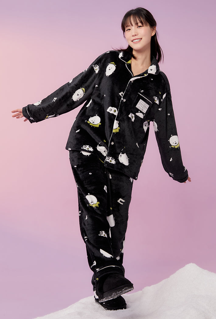 SPAO x Damgomi Sleeping Pajamas BLACK