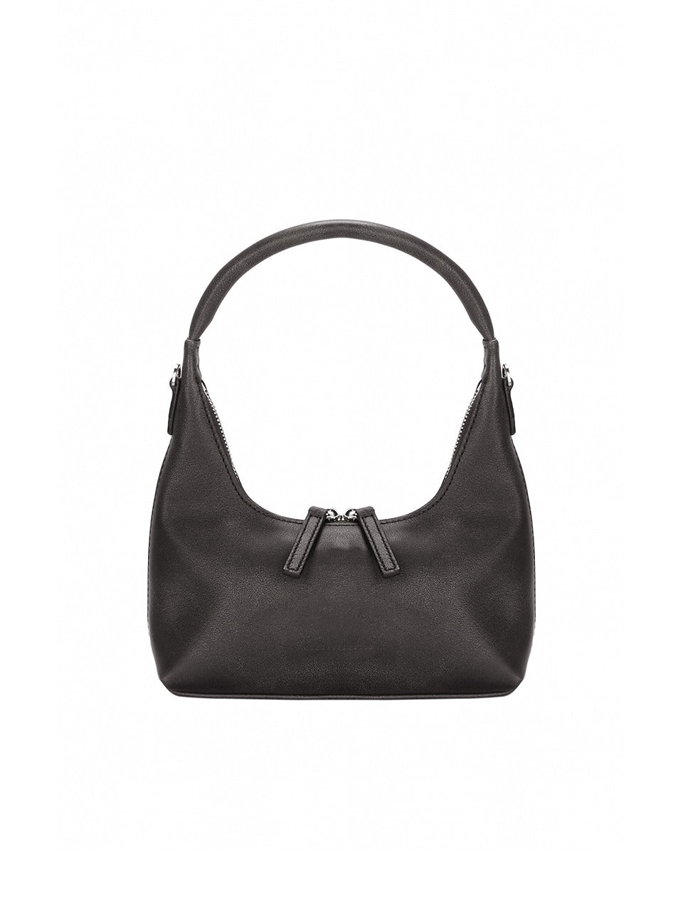 MARGESHERWOOD HOBO MINI+STRAP_washed black two-tone brushed