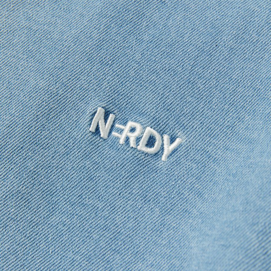 
                  
                    NERDY Denim Hoodie Track Top Light Blue
                  
                