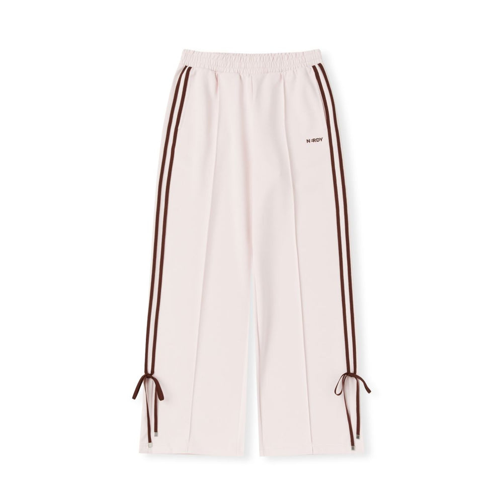 NERDY Ribbon Track Pants Baby Pink