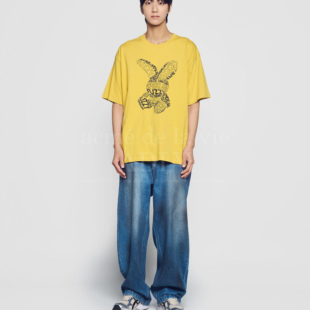 
                  
                    ADLV LETTERING RABBIT SHORT SLEEVE T-SHIRT MUSTARD
                  
                