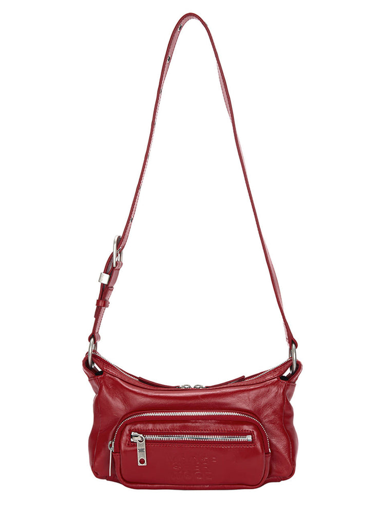 
                  
                    MARGESHERWOOD OUTPOCKET HOBO MINI_apple red glossy plain
                  
                