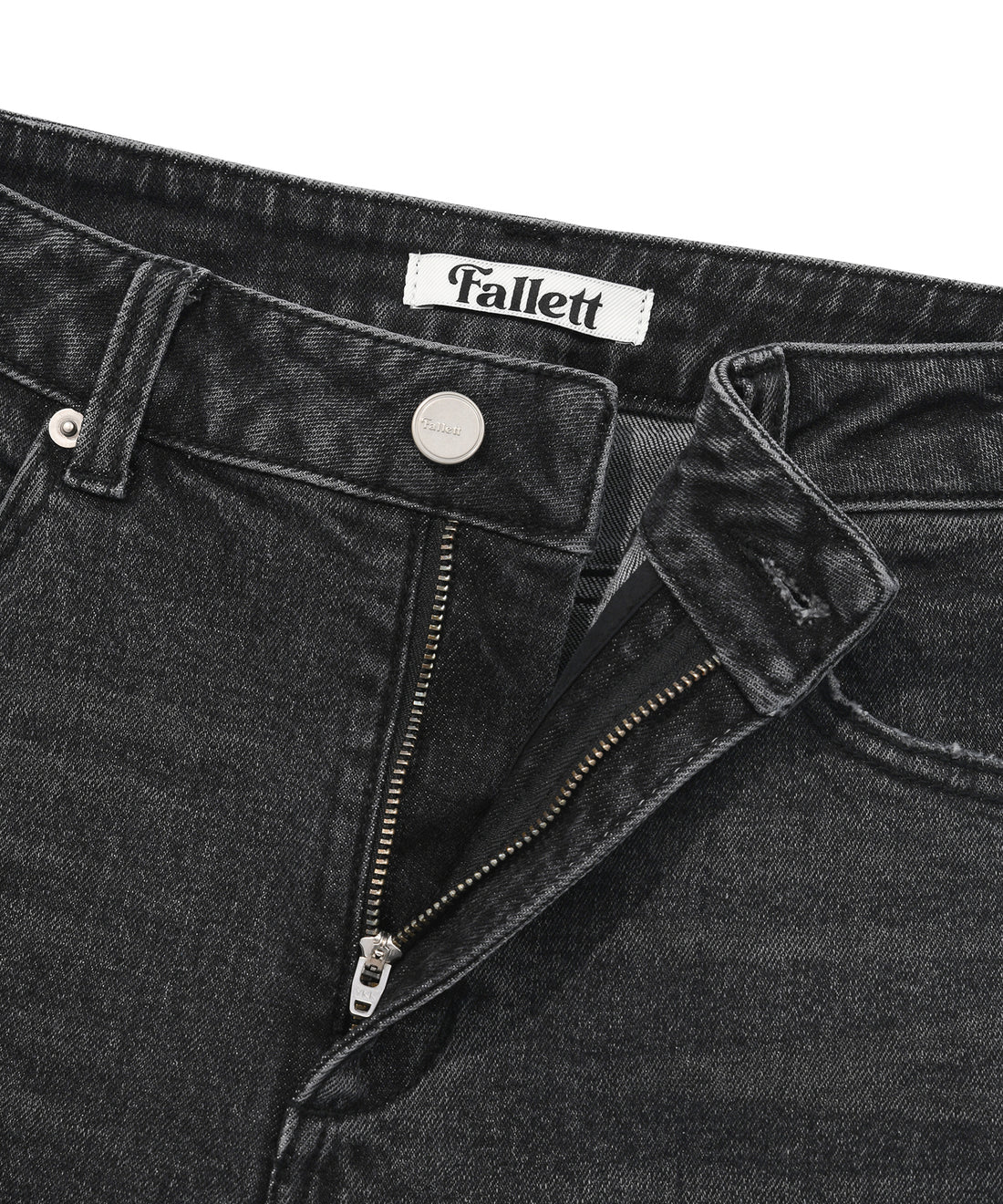 FALLETT Bootcut Denim Pants Charcoal
