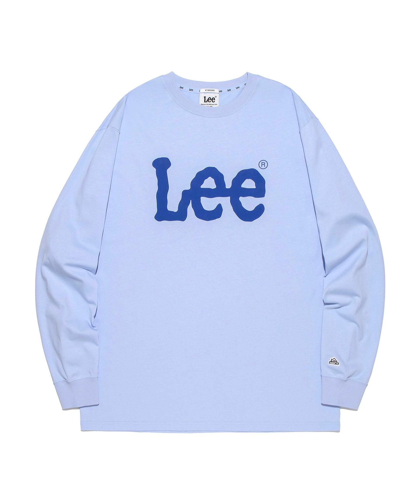 LEE Big Twitch Long Sleeve T-Shirt Light Blue