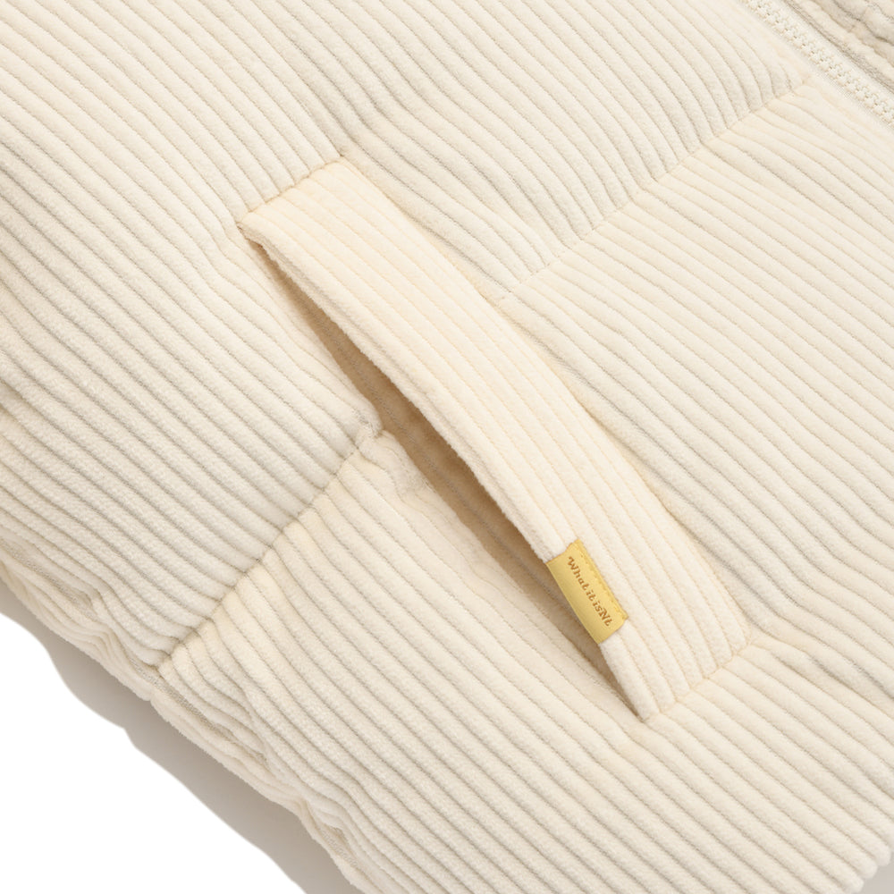 
                  
                    Floriwapen Corduroy Short Down Jumper Cream
                  
                