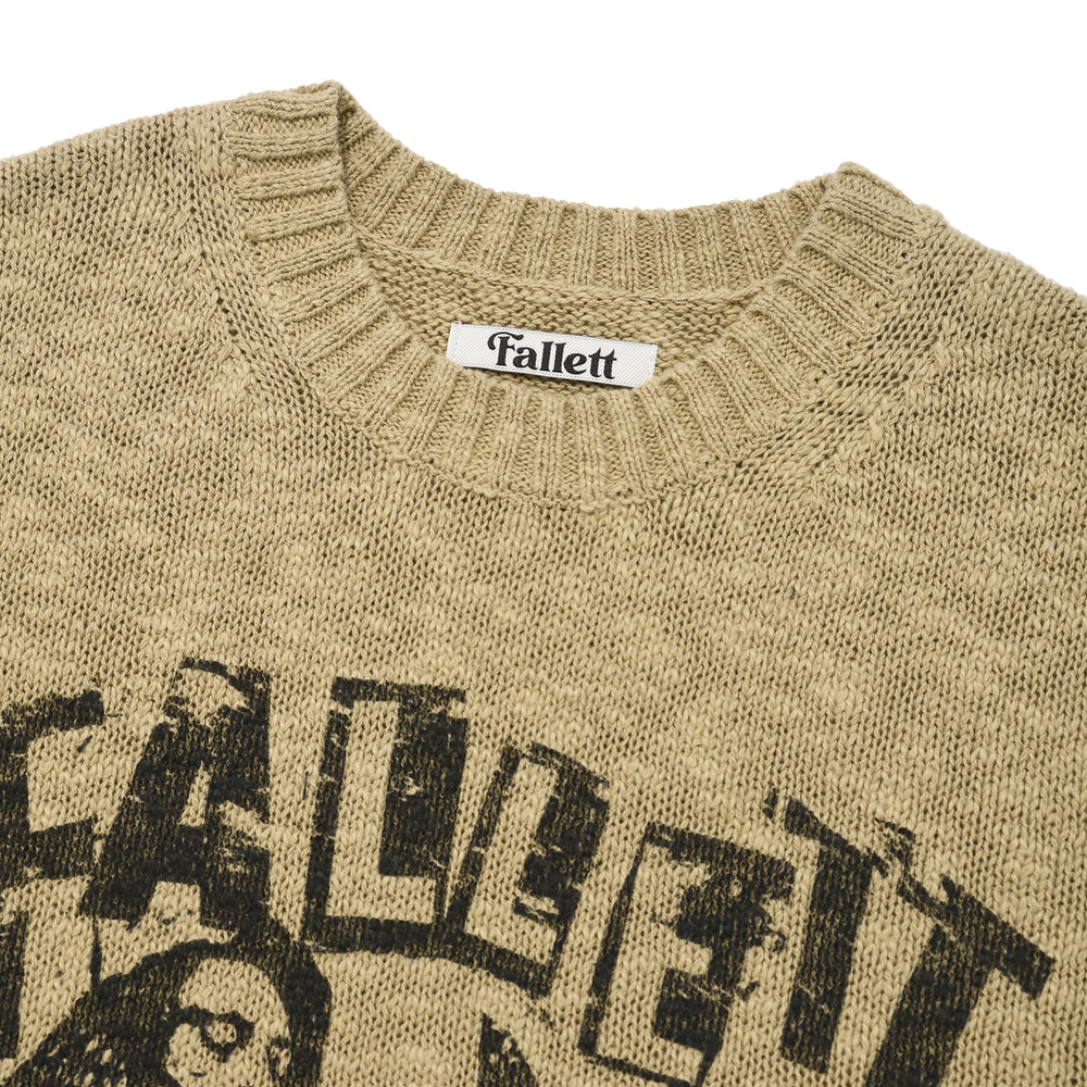 
                  
                    FALLETT Rock Band Knit Khaki
                  
                