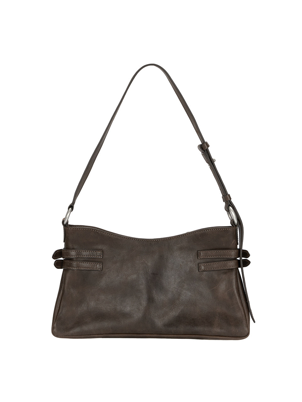 MARGESHERWOOD FLAT POCKET SHOULDER_washed brown pull-up