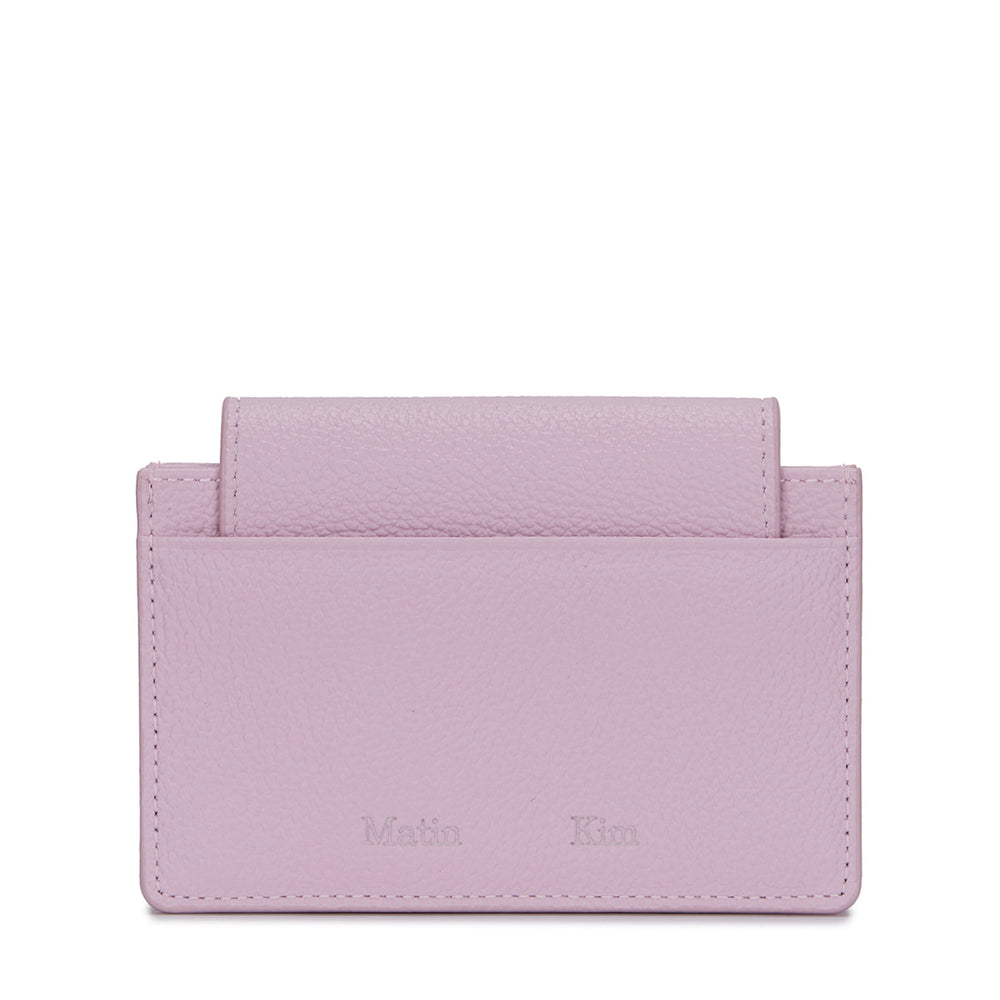 MATIN KIM ACCORDION WALLET IN LIGHT VIOLET