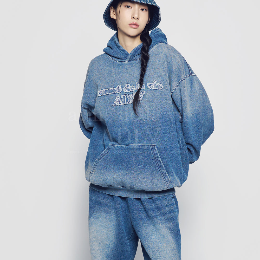 
                  
                    ADLV BASIC LOGO APPLIQUE BRUSH HOODIE NAVY
                  
                