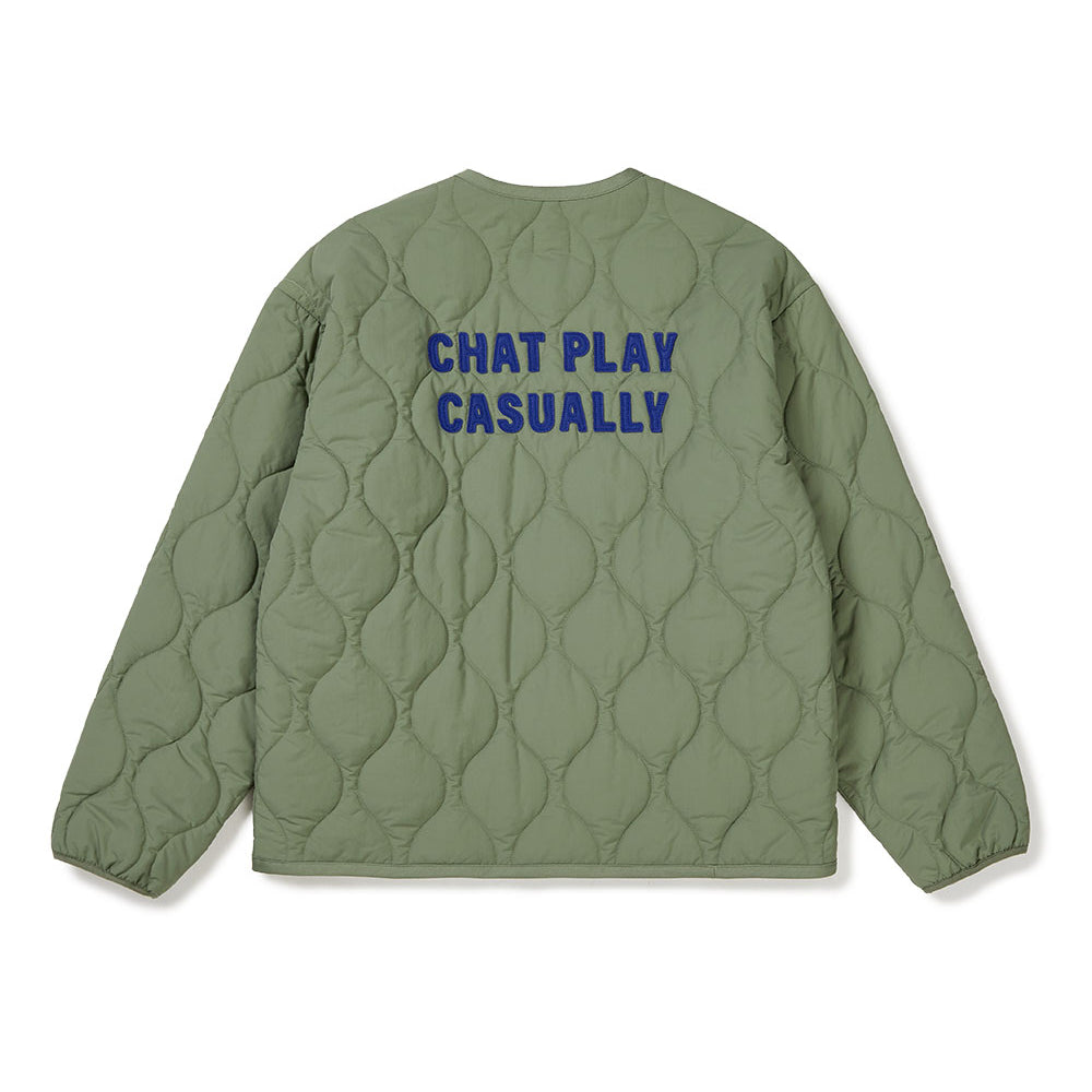 MMLG CPC QUILTED JACKET (SWAMP GREEN)