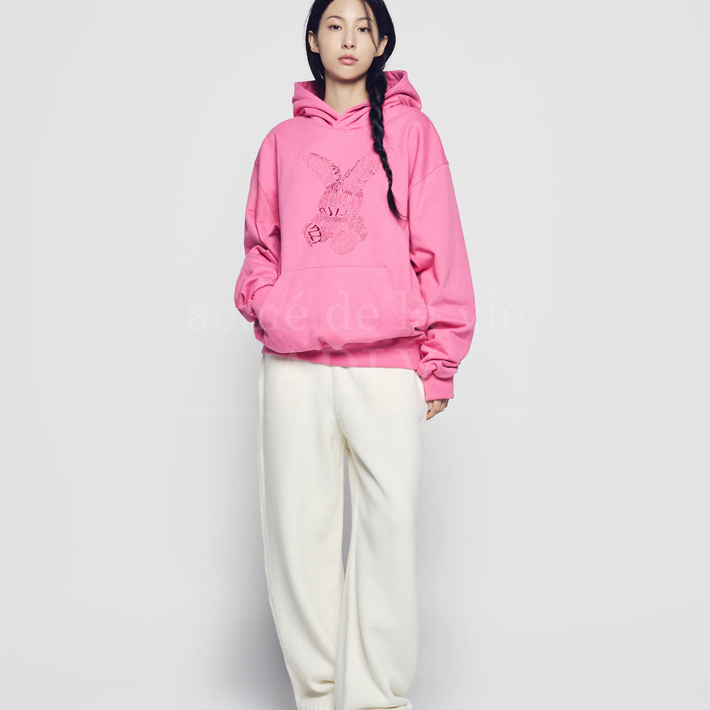 
                  
                    ADLV LETTERING RABBIT HOODIE DARK PINK
                  
                