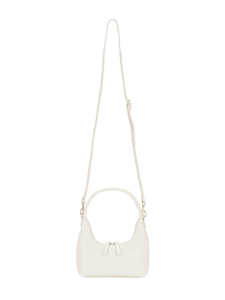 
                  
                    MARGESHERWOOD HOBO MINI+STRAP_cream glossy plain
                  
                