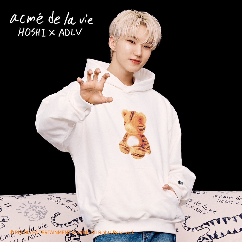 HOSHI X ADLV TIGER FIGURE HOODIE CREAM