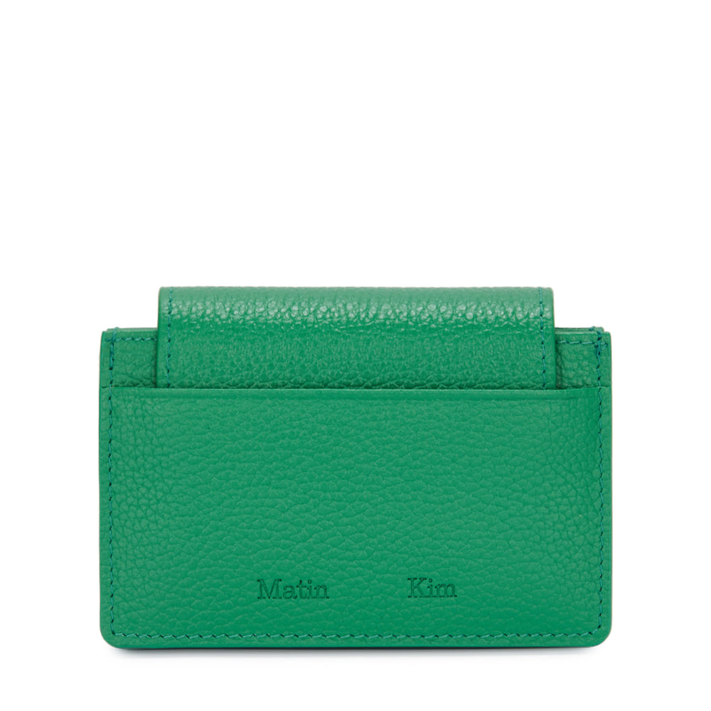 MATIN KIM ACCORDION WALLET IN GREEN