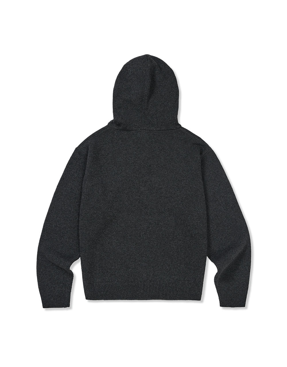 MMLG WAVY LOGO HOOD KNIT (GREY)