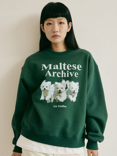 WAIKEI Maltese Archive Sweatshirts GREEN