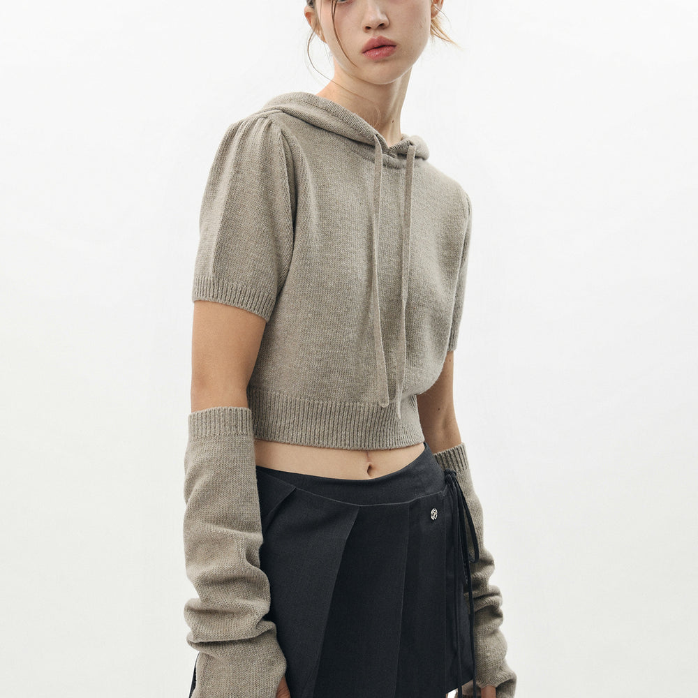 
                      
                        PAIN OR PLEASURE AMY HOODIE KNIT BEIGE
                      
                    