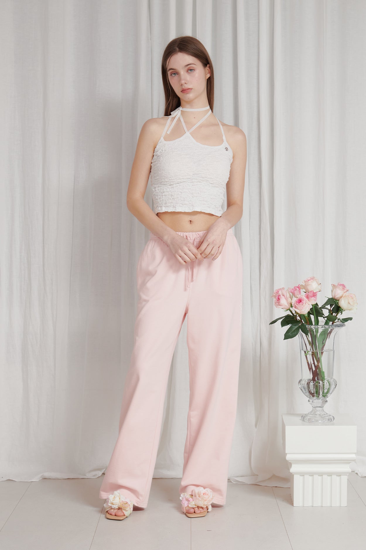 PAIN OR PLEASURE ROSE SWEATPANTS PINK