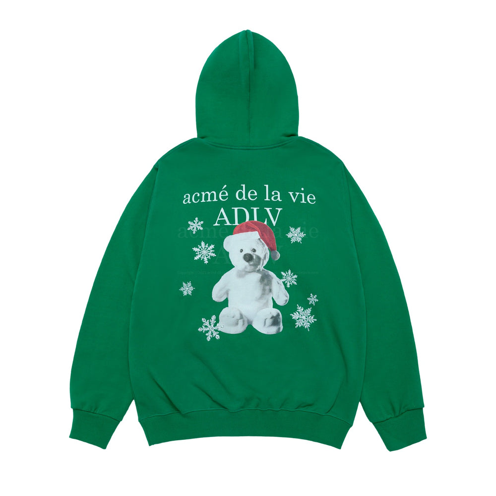 ADLV SNOW BEAR HOODIE GREEN