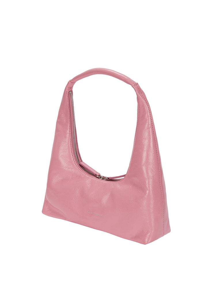 
                  
                    MARGESHERWOOD HOBO SHOULDER_candy pink glossy plain
                  
                