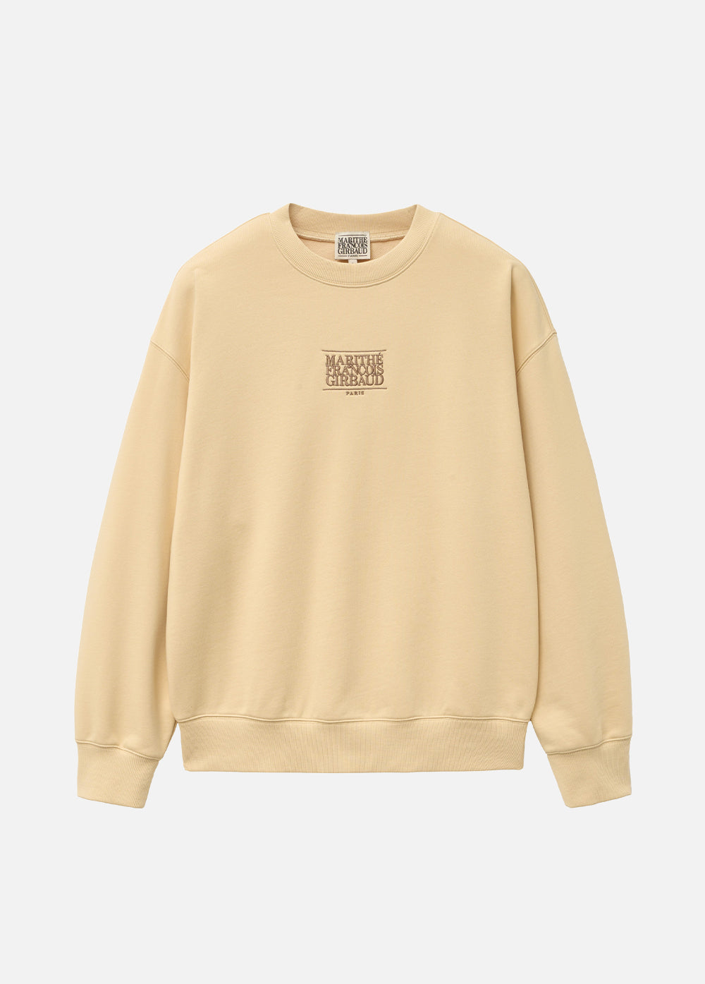 MARITHÉ NEW CLASSIC LOGO SWEATSHIRT BUTTER