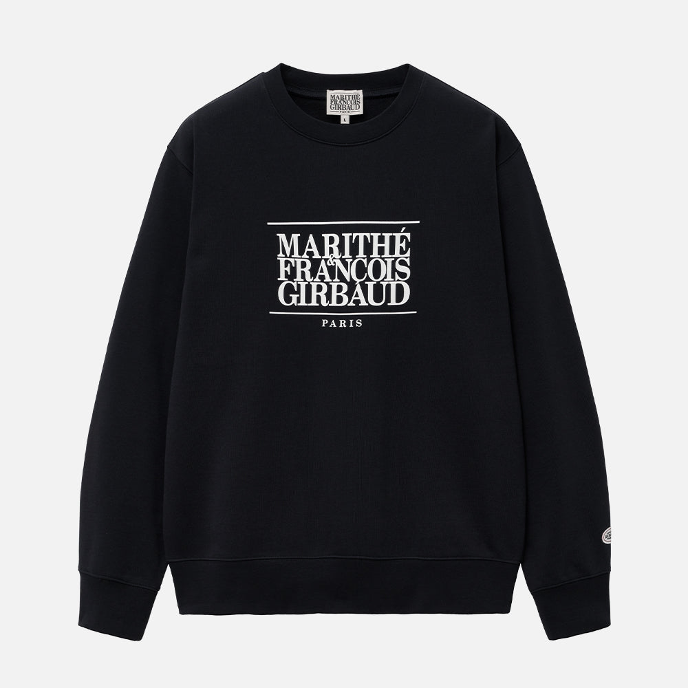 MARITHÉ CLASSIC LOGO SWEATSHIRT BLACK