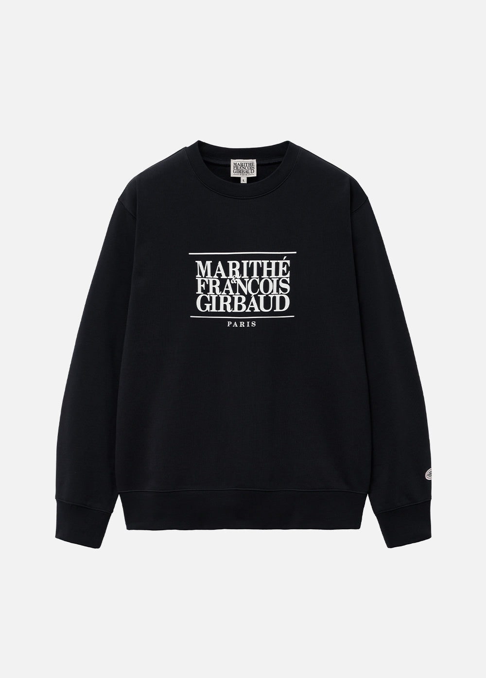 MARITHÉ CLASSIC LOGO SWEATSHIRT BLACK