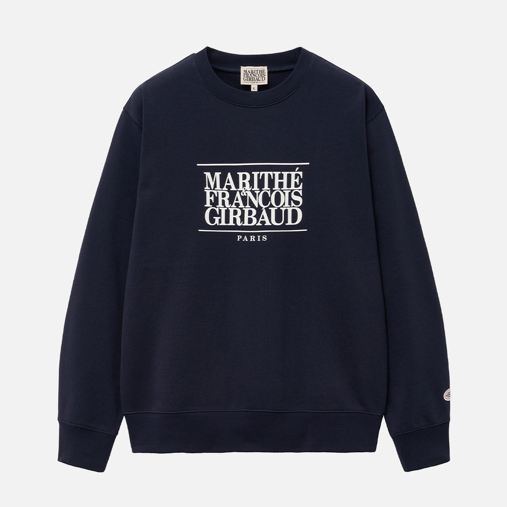 MARITHÉ CLASSIC LOGO SWEATSHIRT NAVY