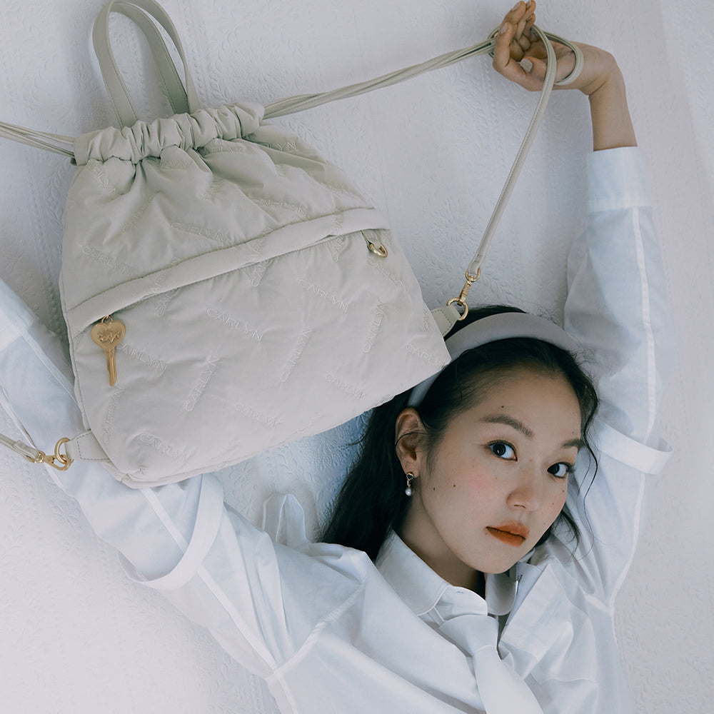 CARLYN TWEE BACKPACK IVORY